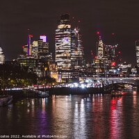 Buy canvas prints of London at Night by Gary Clarricoates