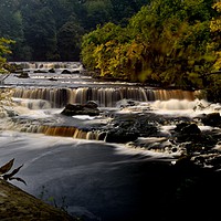 Buy canvas prints of  Autumn At The Falls                               by Gary Clarricoates