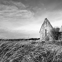 Buy canvas prints of Chapel Ruins at Alnmouth by Gary Clarricoates