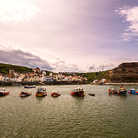 Buy canvas prints of Protecting Staithes by Gary Clarricoates