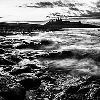 Buy canvas prints of Mood at Dunstanburgh by Gary Clarricoates