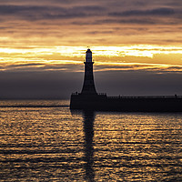 Buy canvas prints of A Roker Sunrise by Gary Clarricoates