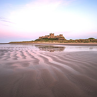 Buy canvas prints of Low Tide at Bamburgh by Gary Clarricoates