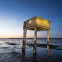Buy canvas prints of Refuge Box at Night by Gary Clarricoates