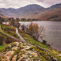 Buy canvas prints of Autumn at Buttermere by Gary Clarricoates