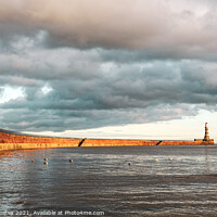 Buy canvas prints of The Golden Lighthouse by Gary Clarricoates