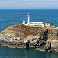 Buy canvas prints of South Stack Lighthouse by Brian Sandison