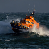 Buy canvas prints of Fraserburgh Lifeboat at Sea by Brian Sandison