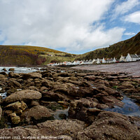 Buy canvas prints of The Village of Pennan by Brian Sandison