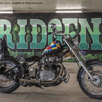 Buy canvas prints of Chopper Motorcycle  by tony smith