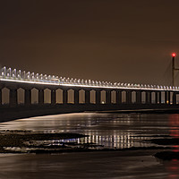 Buy canvas prints of Second Severn Crossing by tony smith