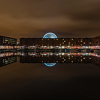 Buy canvas prints of Albert Dock, Refections by tony smith