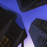 Buy canvas prints of Brisbane City Looking Up by Ian Leishman
