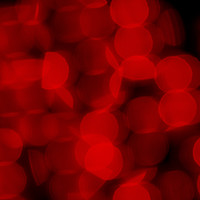 Buy canvas prints of Red Circles of Bokeh on Black by Ian Leishman