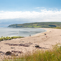 Buy canvas prints of Carskey Bay and beach at Keil Point on the Mull of Kintyre in Argyll and Bute, Scotland by Dave Collins