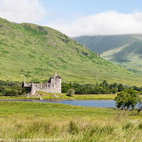 Buy canvas prints of Kilchurn Castle on the edge of Loch Awe, Argyll And Bute, Scotland by Dave Collins