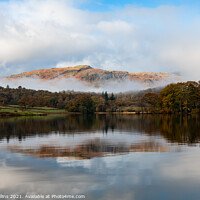 Buy canvas prints of Outdoor Low Clouds around Rydal Water in the Lake District, England by Dave Collins