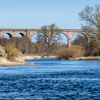 Buy canvas prints of Outdoor Roxburgh Viaduct, Teviot River, Scotland by Dave Collins
