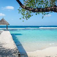 Buy canvas prints of A place to hang out -  Helengeli Island, Maldives by Dave Collins