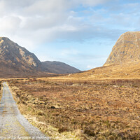 Buy canvas prints of Track leading into Glen Mhiabhaig, Isle of Harris in the outer Hebrides, Scotland by Dave Collins