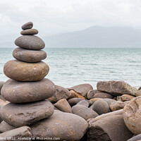 Buy canvas prints of Stone Cairn by Dave Collins