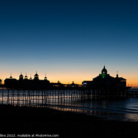 Buy canvas prints of Sunrise at Eastbourne Pier, Sussex, England by Dave Collins
