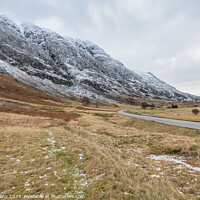 Buy canvas prints of The A82 Through Glencoe in the Highlands, Scotland by Dave Collins