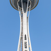 Buy canvas prints of The Space Needle from Seattle Center. , Seattle, Washington, USA by Dave Collins