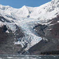 Buy canvas prints of A small Tidal Glacier in College Fjord, Prince William Sound, Alaska, USA by Dave Collins