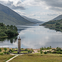 Buy canvas prints of Loch Shiel at Glenfinnan by Dave Collins