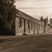 Buy canvas prints of Workers' Cottages by Dave Collins