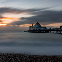 Buy canvas prints of Eastbourne pier at Sunrise by Dave Collins