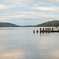 Buy canvas prints of Loch Lomond Tarbet Jetty by Dave Collins