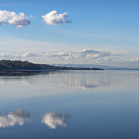 Buy canvas prints of Clouds over the Firth of Forth by Dave Collins