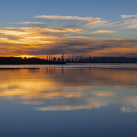 Buy canvas prints of Grangemouth, Firth of Forth, Scotland by Dave Collins