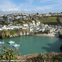 Buy canvas prints of View of Port Issac, Cornwall, England by Dave Collins
