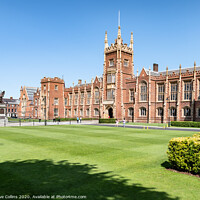Buy canvas prints of The Lanyon Building, Queen's University, Belfast,  by Dave Collins