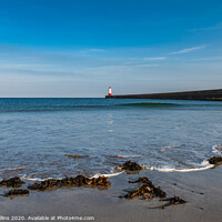 Buy canvas prints of Harbour Entrance Light Tower, Berwick-Upon-Tweed by Dave Collins