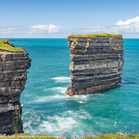 Buy canvas prints of Sea Stack, Downpatrick Head, Co Mayo, Ireland by Dave Collins