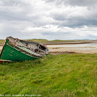 Buy canvas prints of Abandoned Boats, Machaire Rabhartaigh - Magheroart by Dave Collins