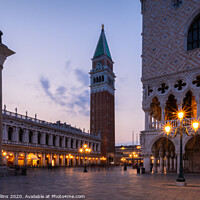 Buy canvas prints of Piazza San Mark / Piazza St Mark, Venice, Italy by Dave Collins