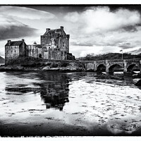 Buy canvas prints of Eilean Donan Castle, Highlands, Scotland by Dave Collins