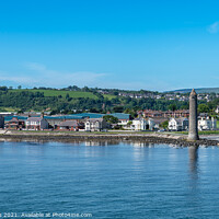Buy canvas prints of The Chaine Memorial Tower, Larne, Northern Ireland by Dave Collins