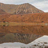 Buy canvas prints of Autumn Reflections in Loch Ainort, Isle of Skye, Scotland by Dave Collins