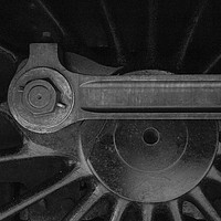 Buy canvas prints of Train Wheel 2 by Mark Perry