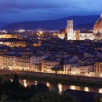 Buy canvas prints of Florence at dusk by James Ford
