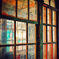 Buy canvas prints of Abandoned windows by Richard Harris
