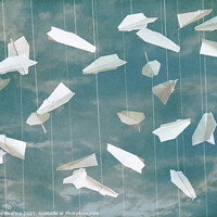 Buy canvas prints of Paper planes by Larisa Siverina