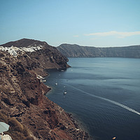 Buy canvas prints of Santorini view, Greece by Larisa Siverina