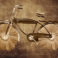 Buy canvas prints of Vintage bicycle by Larisa Siverina
